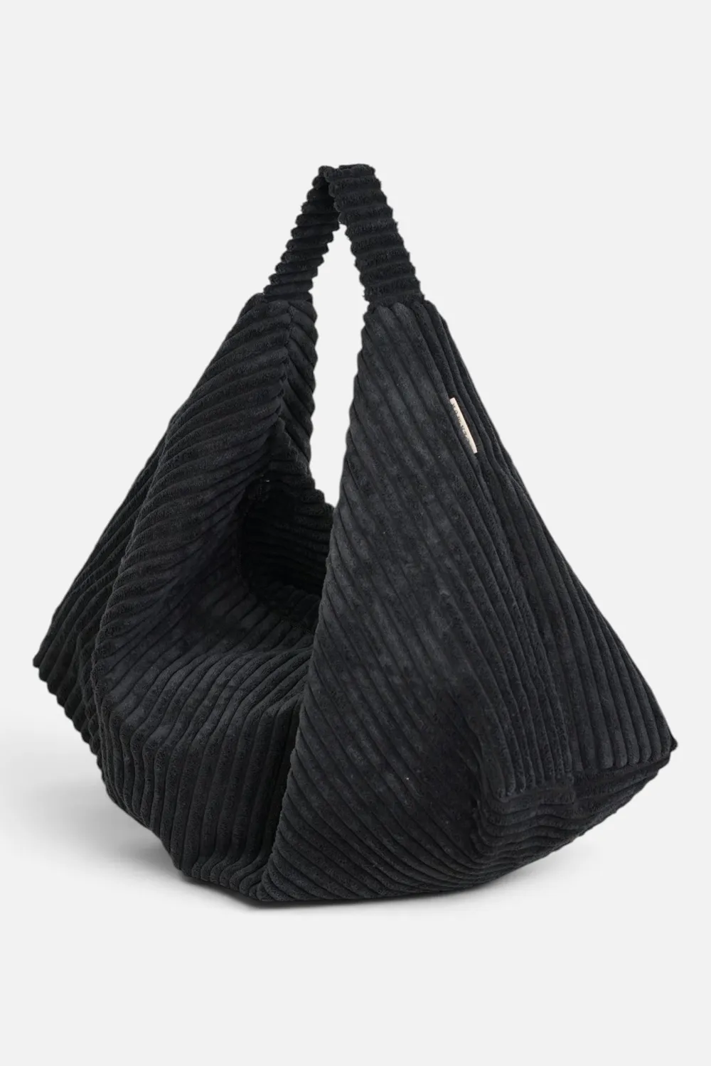 De La Mur Curly skulderveske svart kord 41 cm