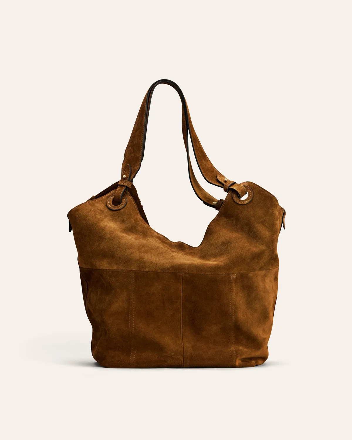 Calajade Soho skulderveske camel semsket skinn