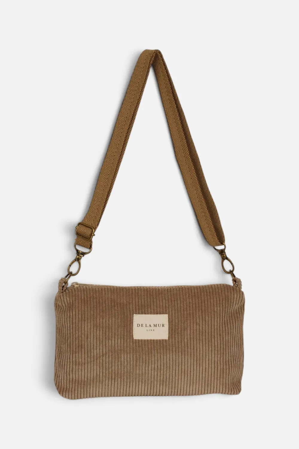 De La Mur Toast clutchveske beige 29x17x5