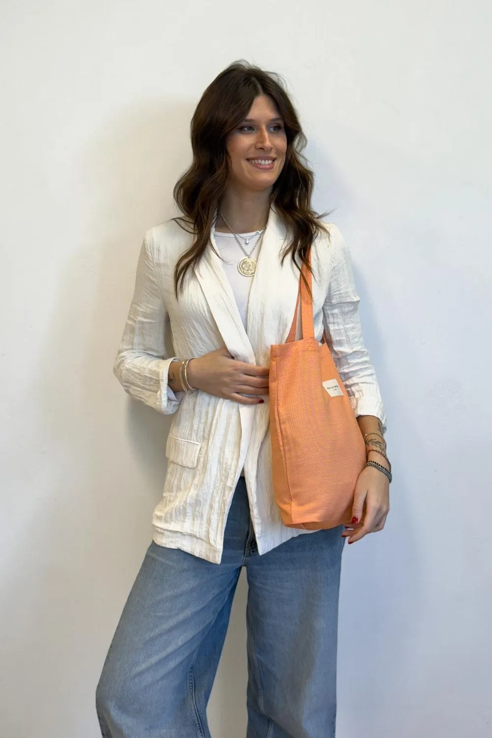 De La Mur Gina liten totebag oransje 34 cm