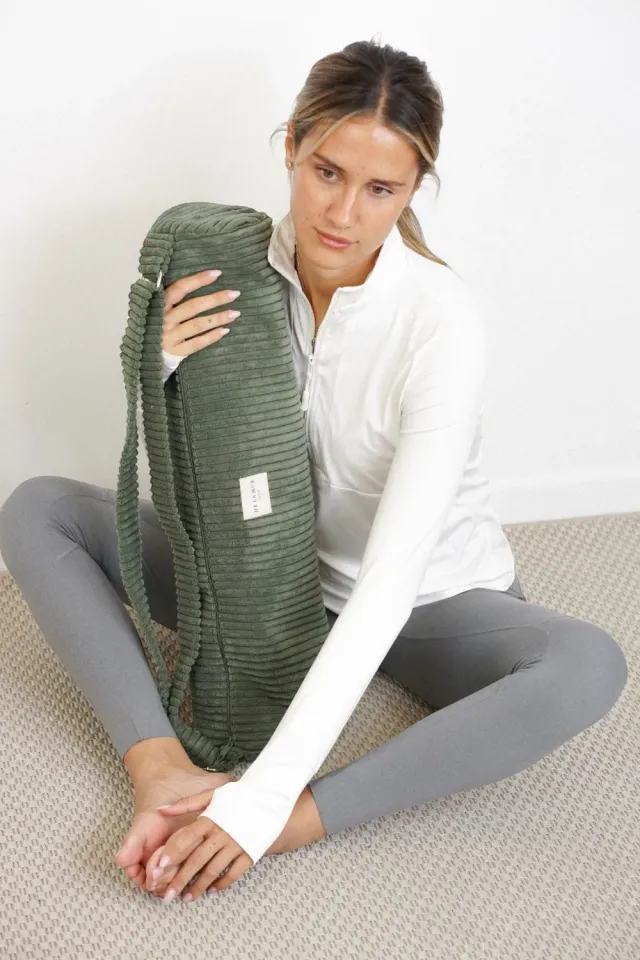De La Mur Yoga Esterilla yogaveske mosegrønn 65 cm