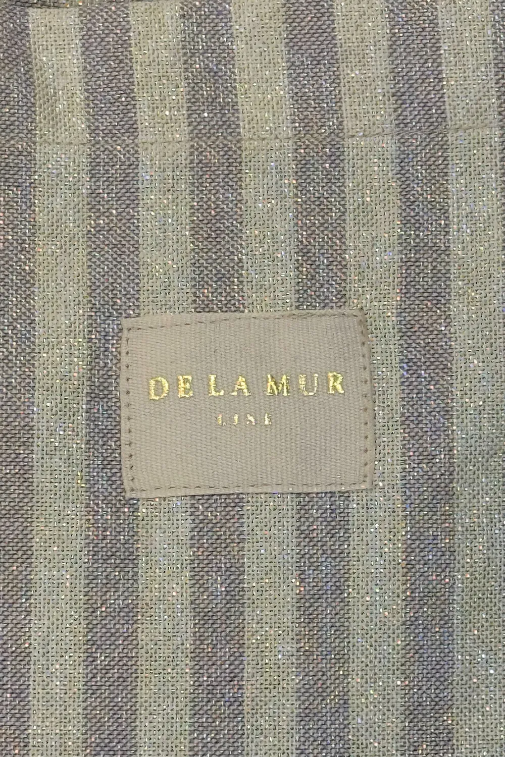 De La Mur Lulil totebag lilla lurex glidelås