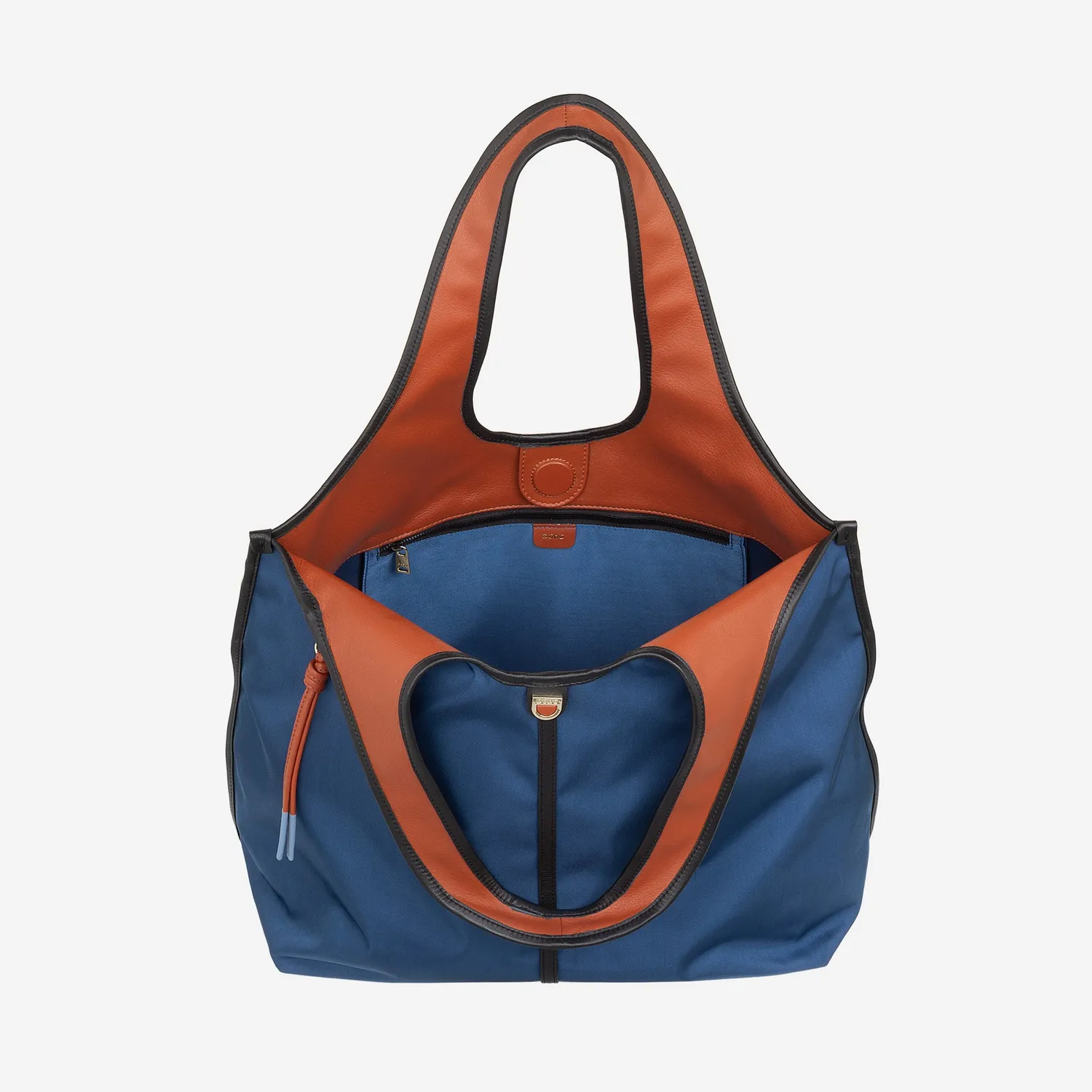 DuDubags Sally håndveske nylon blå lett romslig