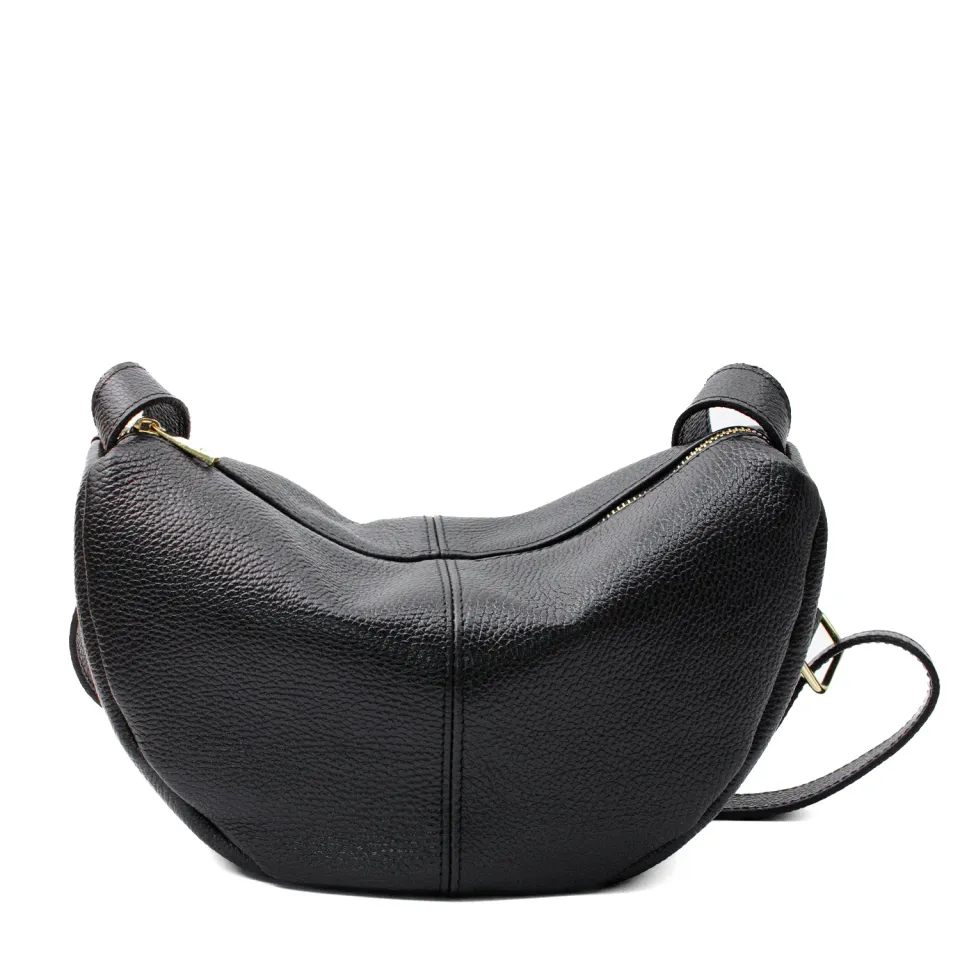 Latalia Melfi crossbody svart skinn