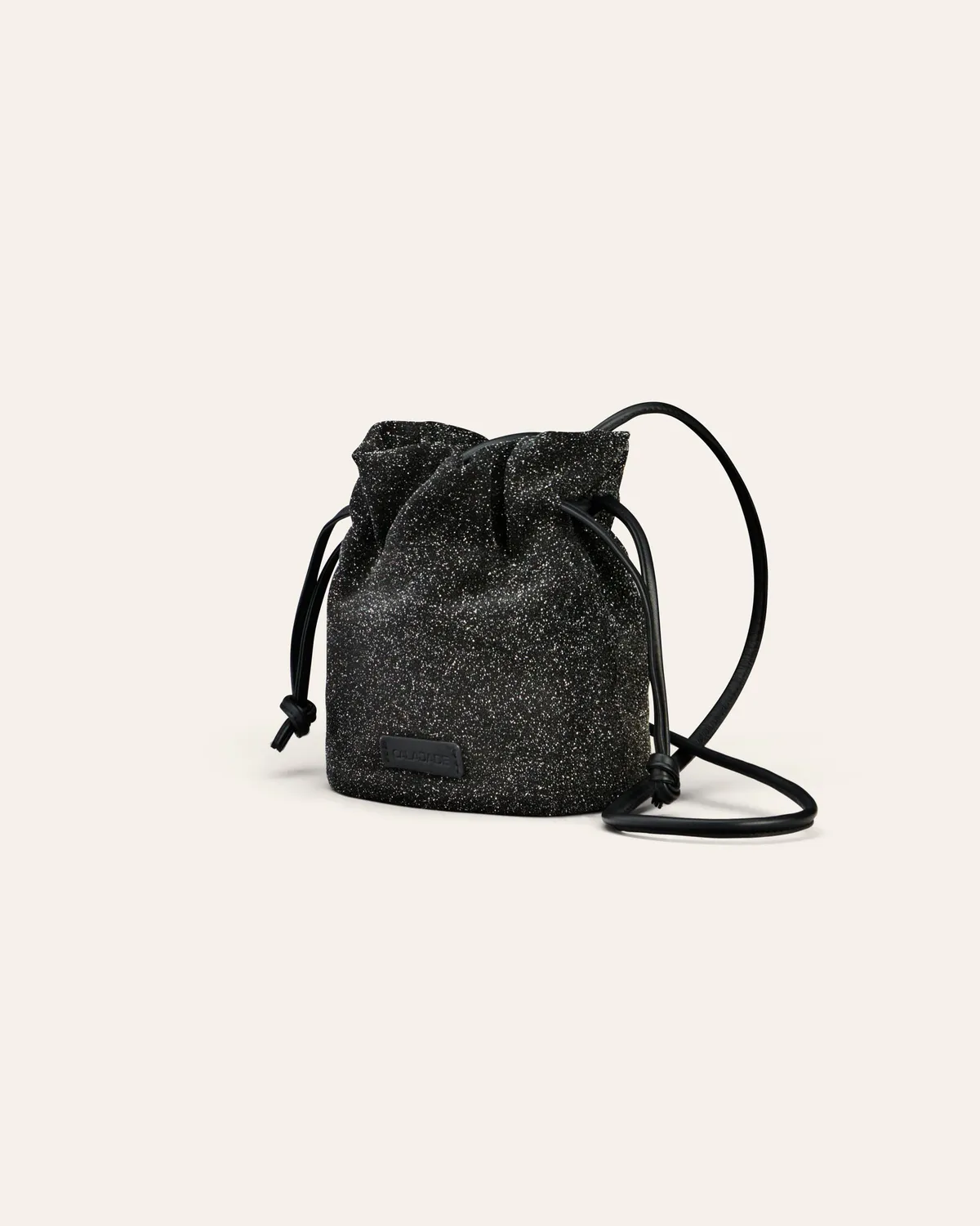 Cala Jade Jael crossbody festveske Black Beam semsket glitter