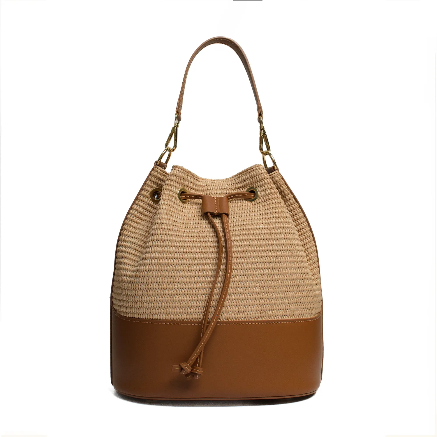 Latalia Avellino Maxi stråveske camel