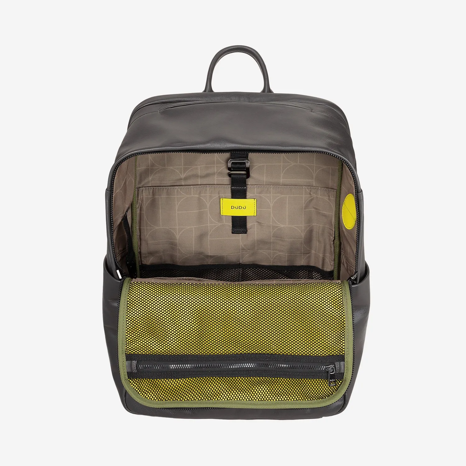 DuDubags Sydney ryggsekk skinn Navy slitesterk