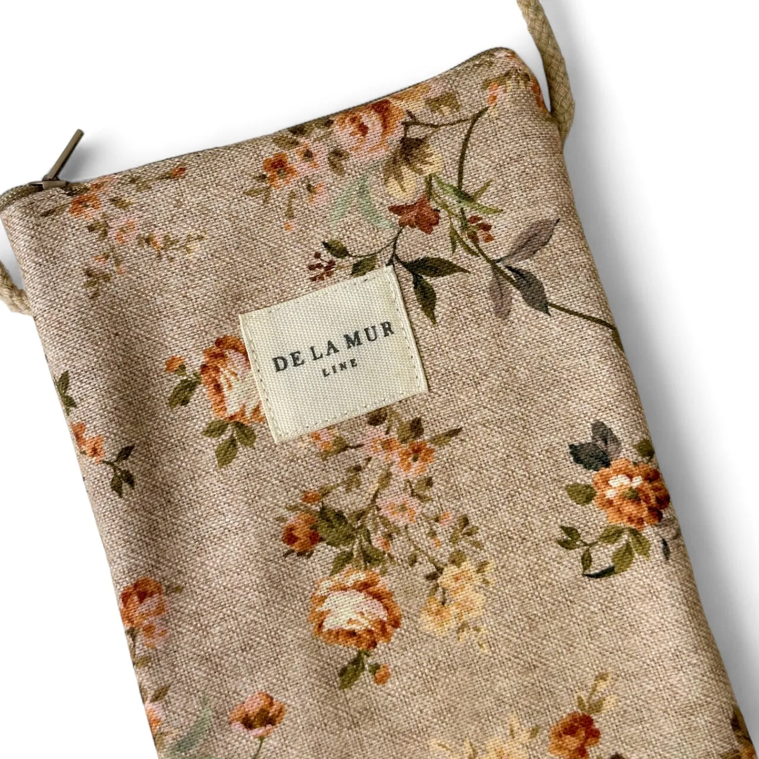 De La Mur Liber mobilveske beige 13x18,5 cm