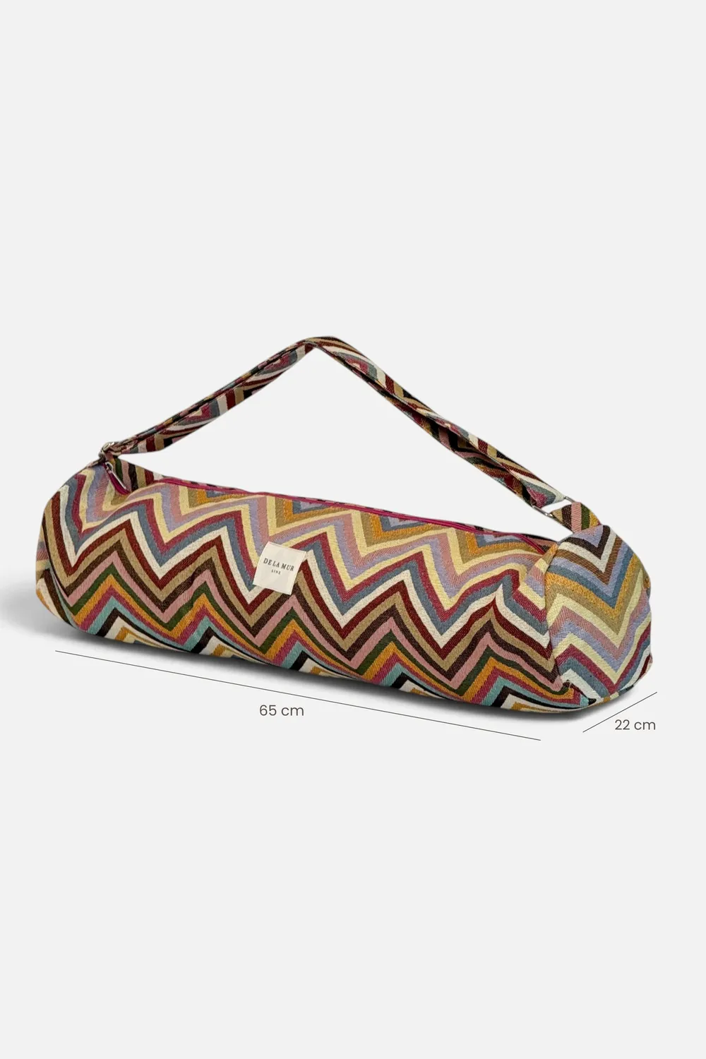 De La Mur Zaga yogaveske 65 cm zigzag