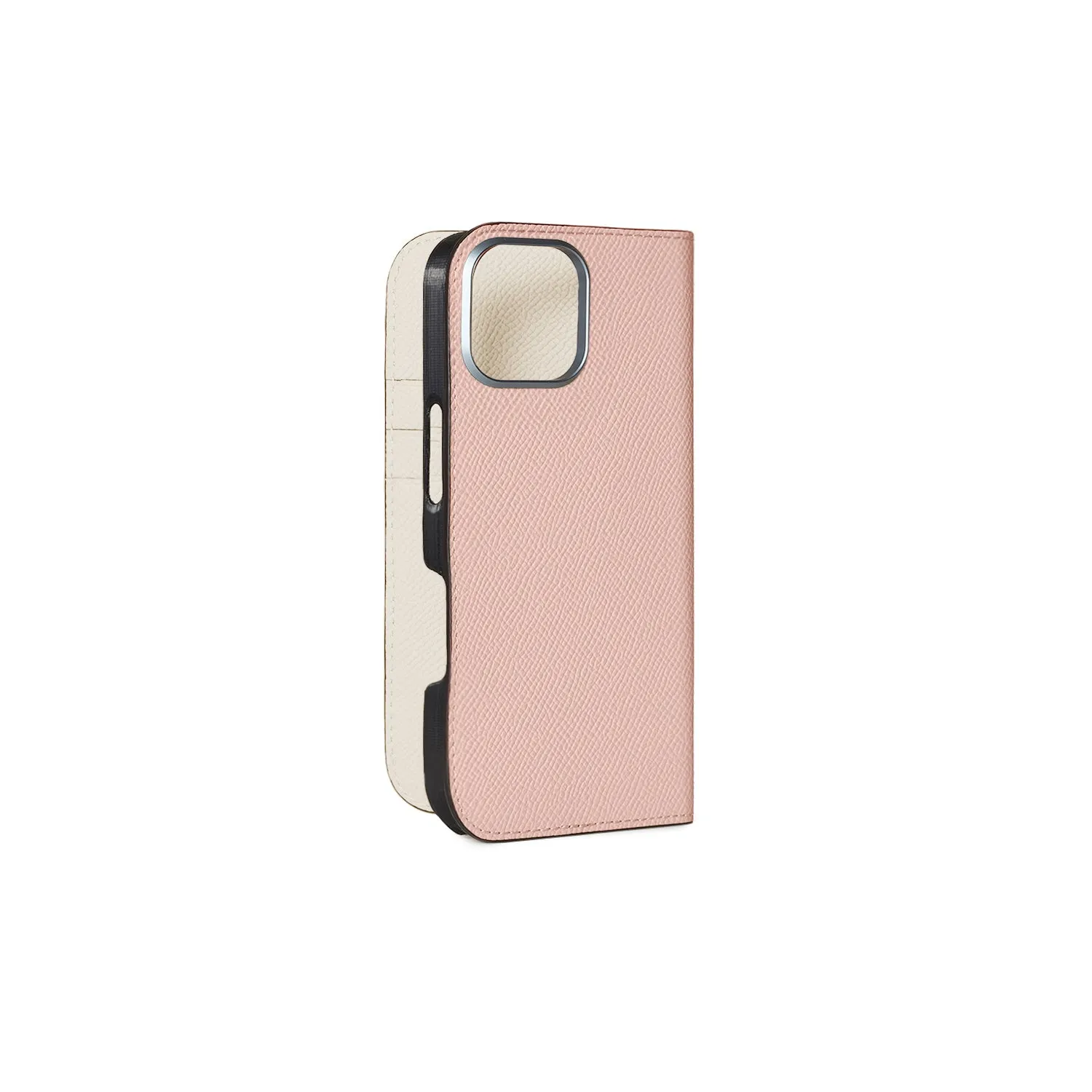 Bonaventura Nobile iPhone 16 dagboketui skinn etoupe