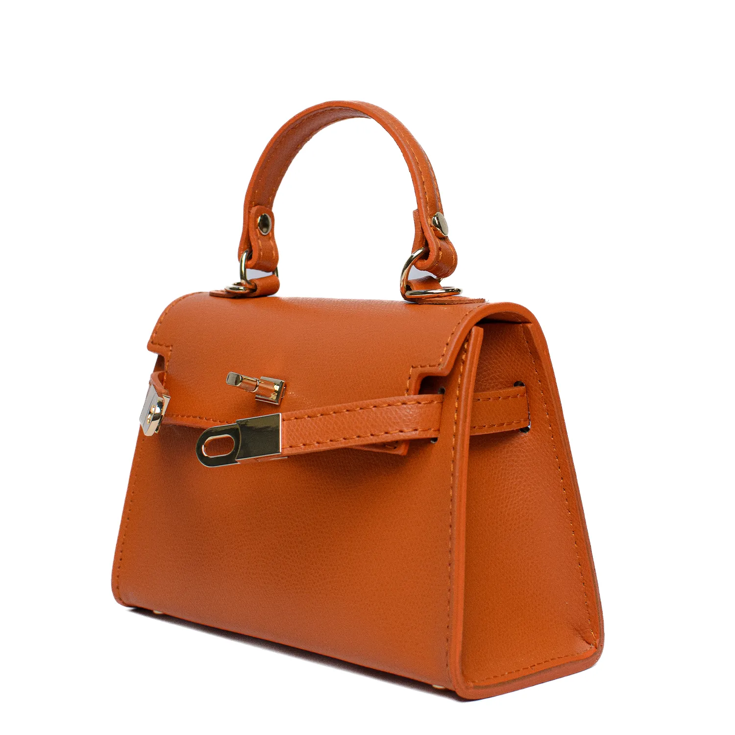 Latalia Trento skinnveske oransje saffiano