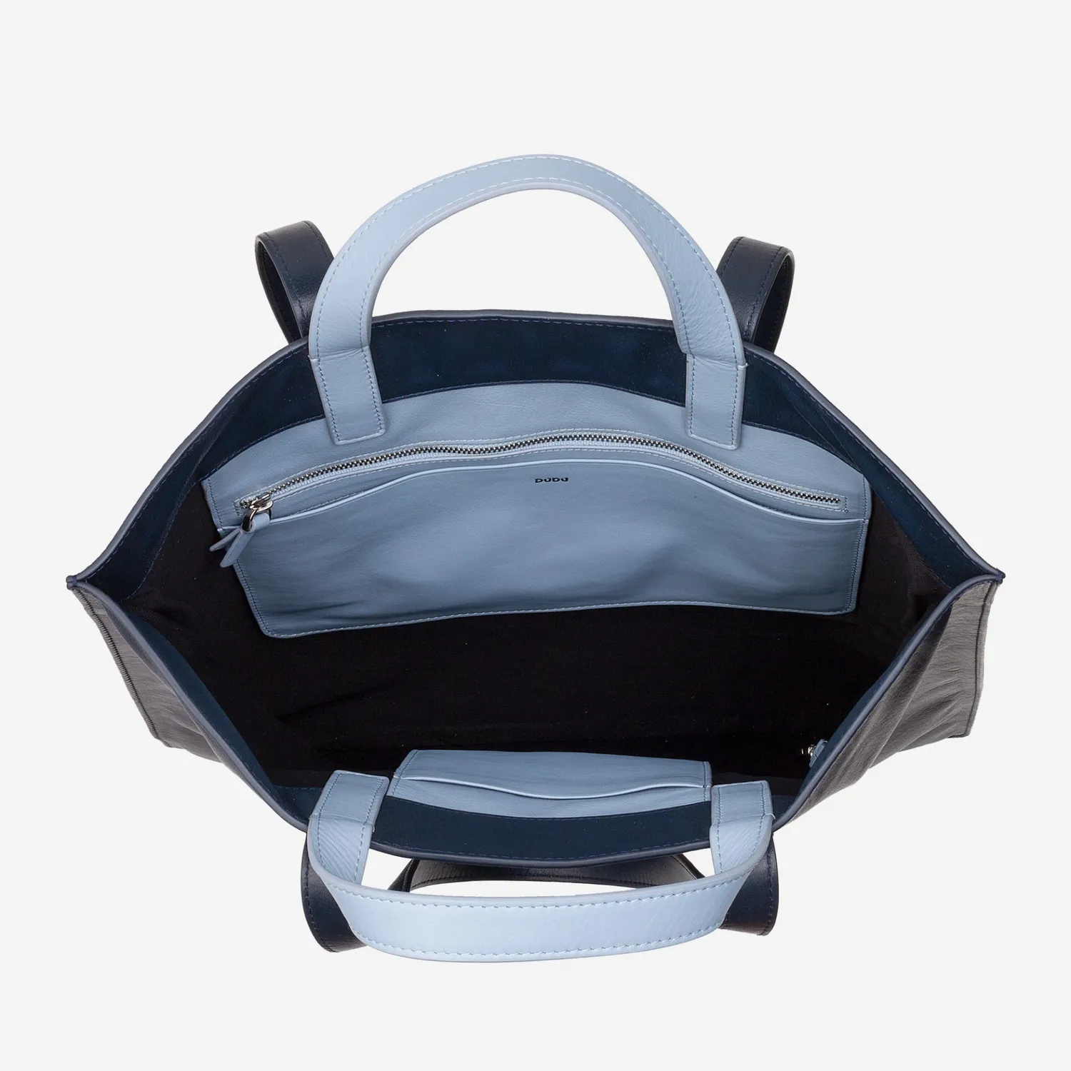 DuDubags Madeleine shopper svart skinn
