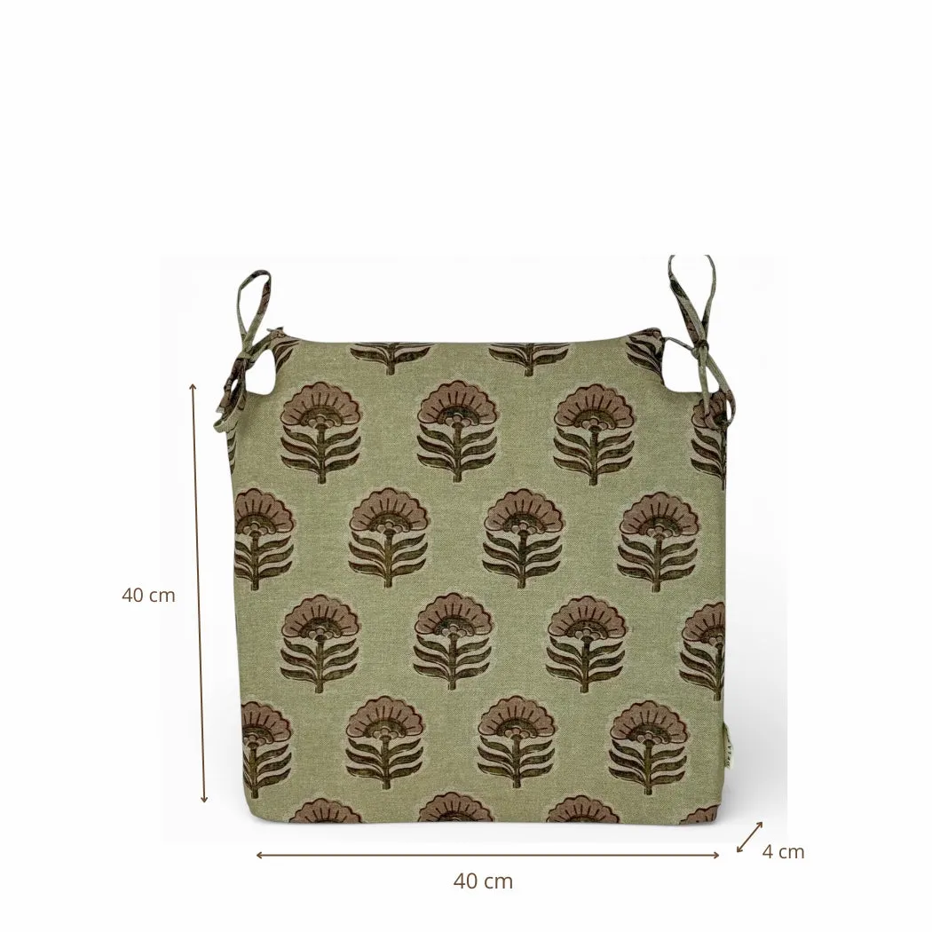De La Mur Dira stolpute 40x40 cm rosa blomstret