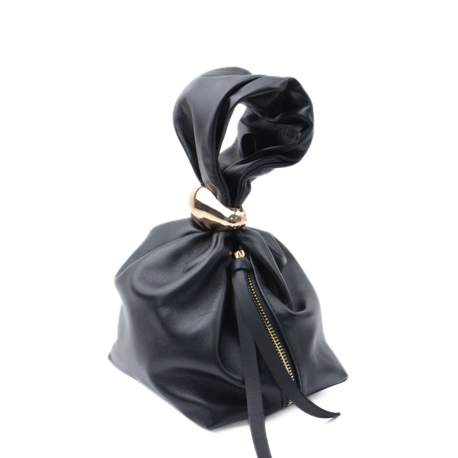 Latalia Gala clutch svart lammeskinn kveld