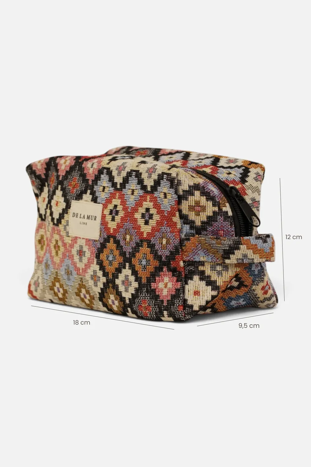 De La Mur Ore medium toilettmappe 18 cm flerfarget