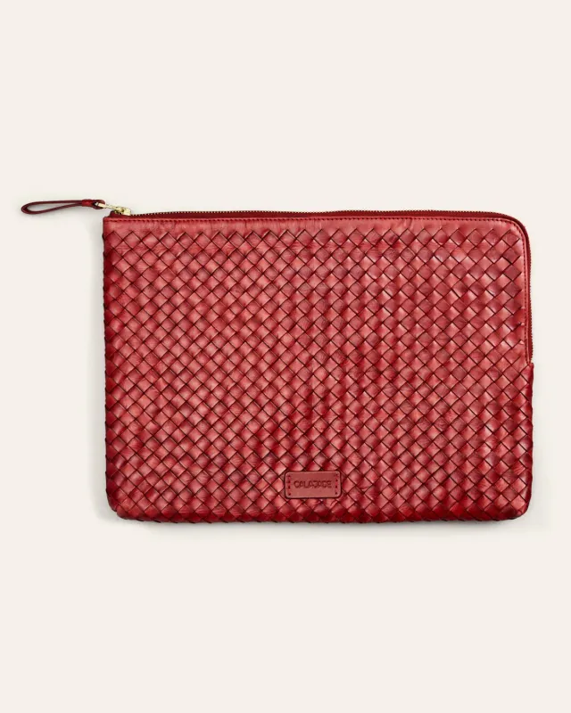Cala Jade Batu L clutch Falu Red flettet 14" PC