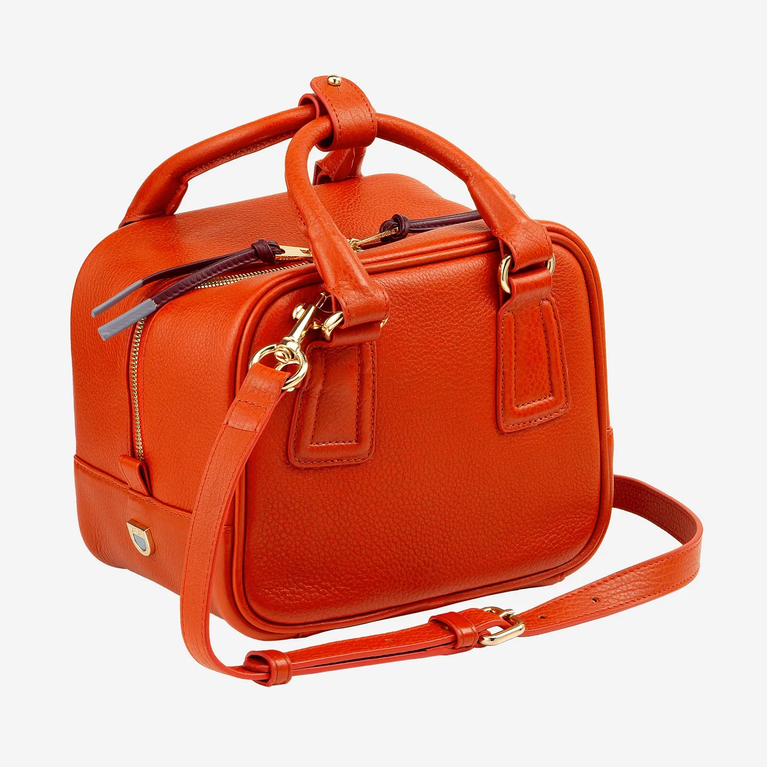 DuDubags Aurora håndveske skinn Cloud grey