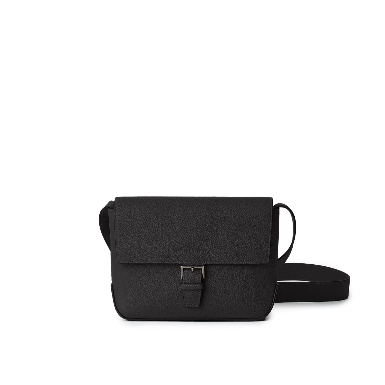 Bonaventura Gino Crossbody skulderveske krympeskinn etoupe