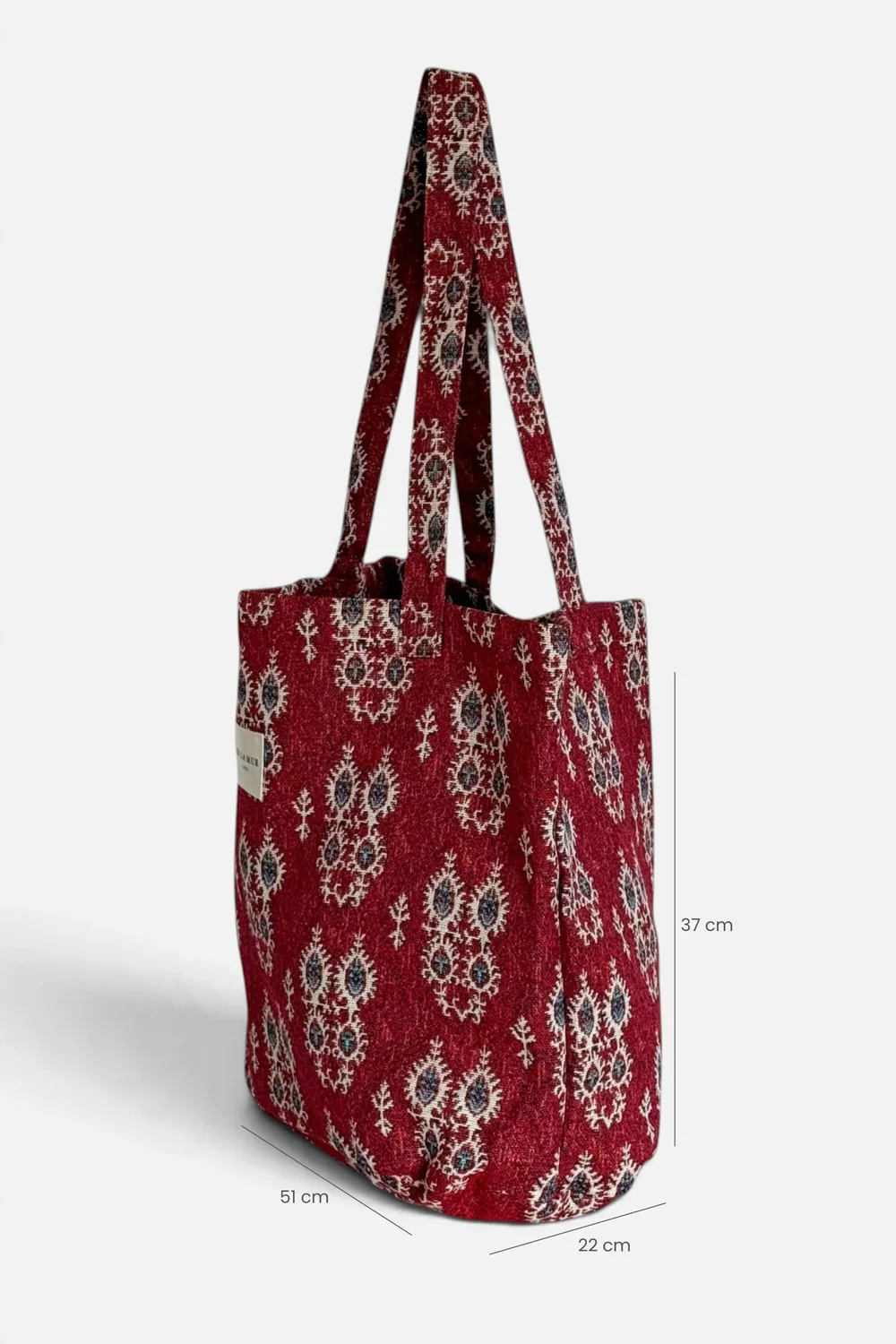 De La Mur Tinta shopper 51x37x22 cm burgunder