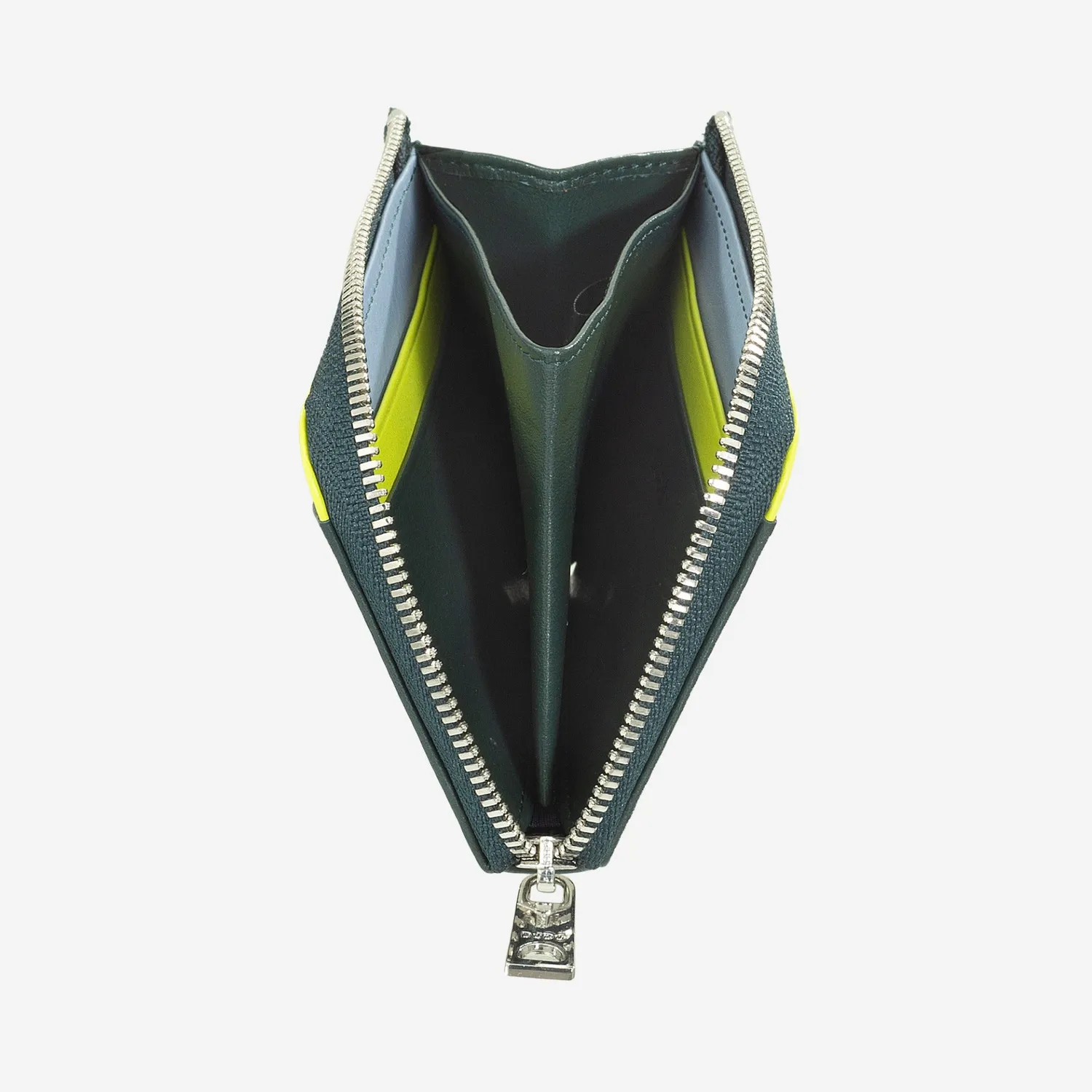 DuDubags Petrol lommebok mangrove skinn RFID