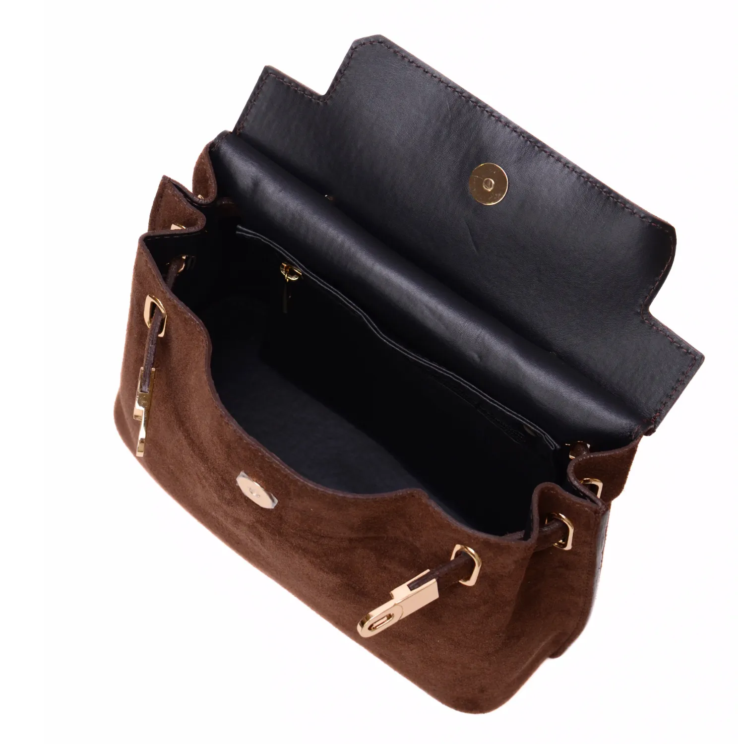 Latalia Rivoli skulderveske chocolate mocka