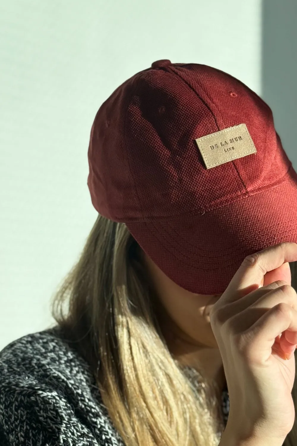 De La Mur Bore caps bordeaux fløyel