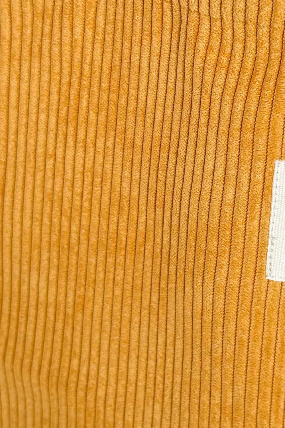 De La Mur Taz totebag sennepsgul kordfløyel med glidelås