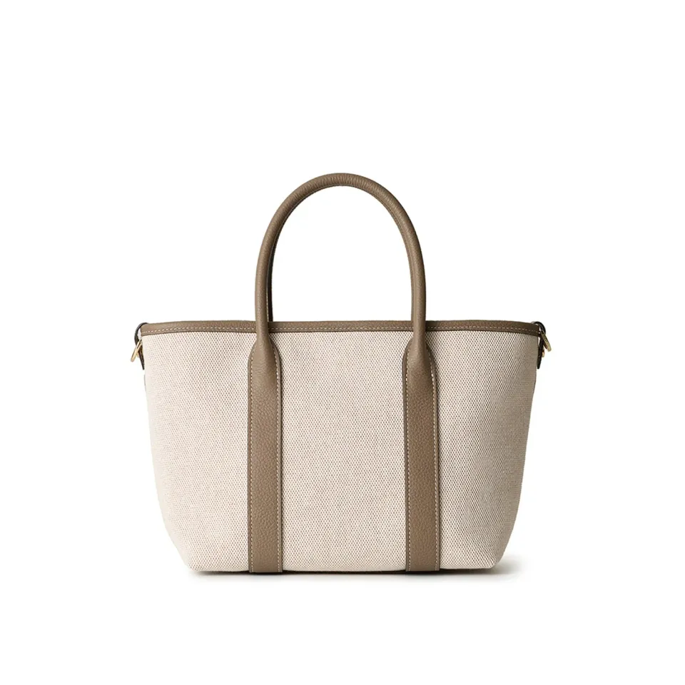 Bonaventura Vita Canvas Tote totebag small beige-etoupe A4
