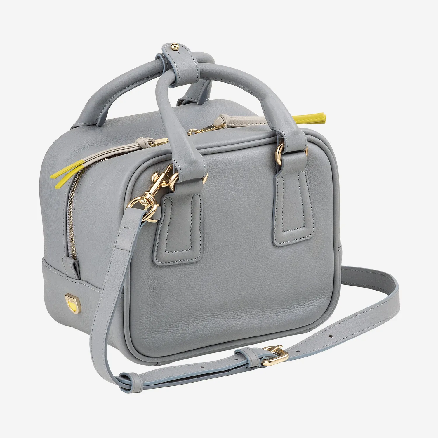 DuDubags Aurora håndveske skinn Cloud grey