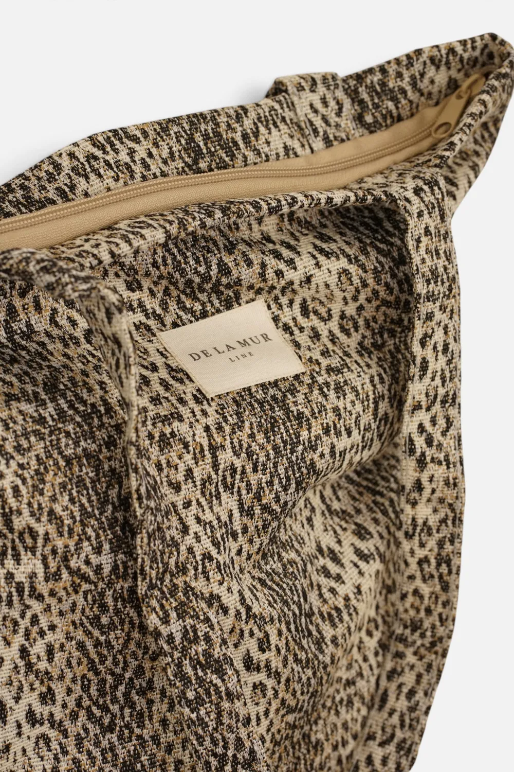 De La Mur Leo totebag 35 cm leopard glidelås