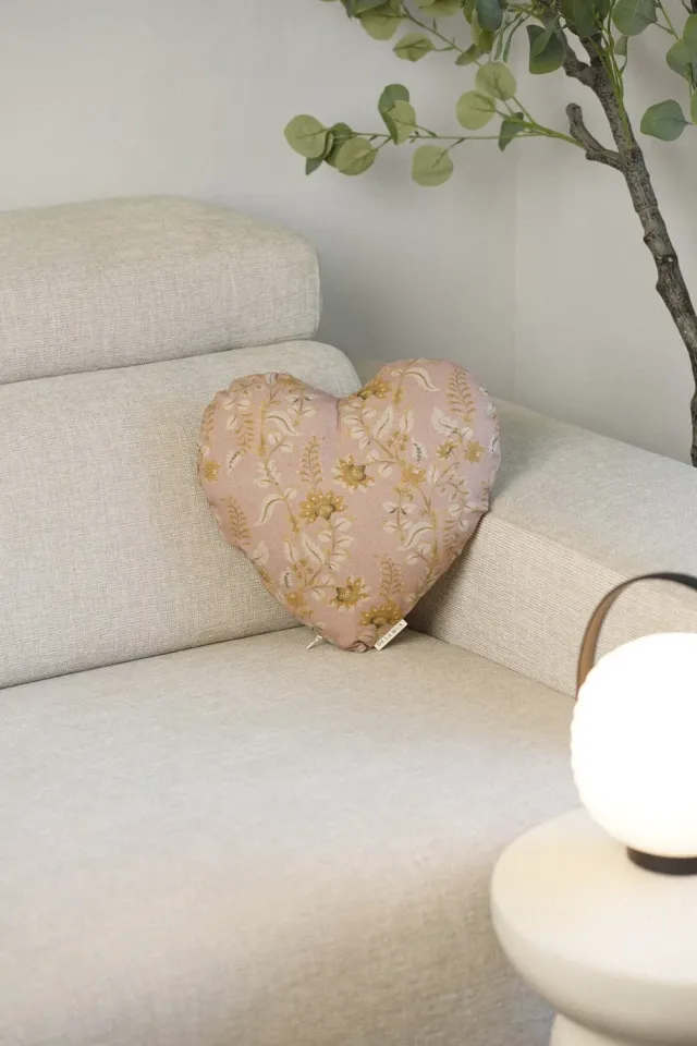 De La Mur Corazón Alba hjertepute 33x33 blomstret