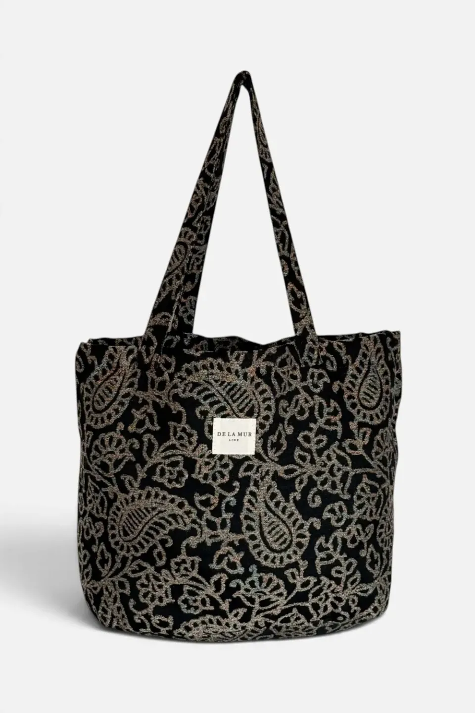 De La Mur Teide stor shopper svart 51x37x22 cm