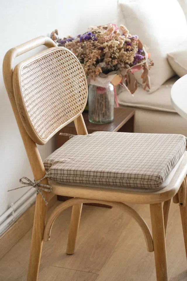 De La Mur Cast stolpute beige ruter 40x40x4 cm