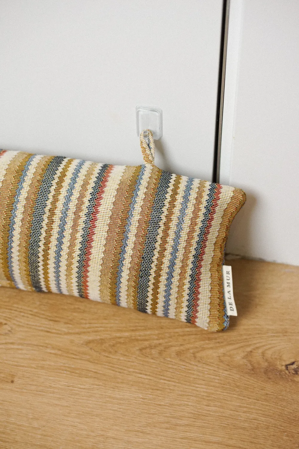De La Mur Miza trekkstopper 86x13x6 cm farget jakard