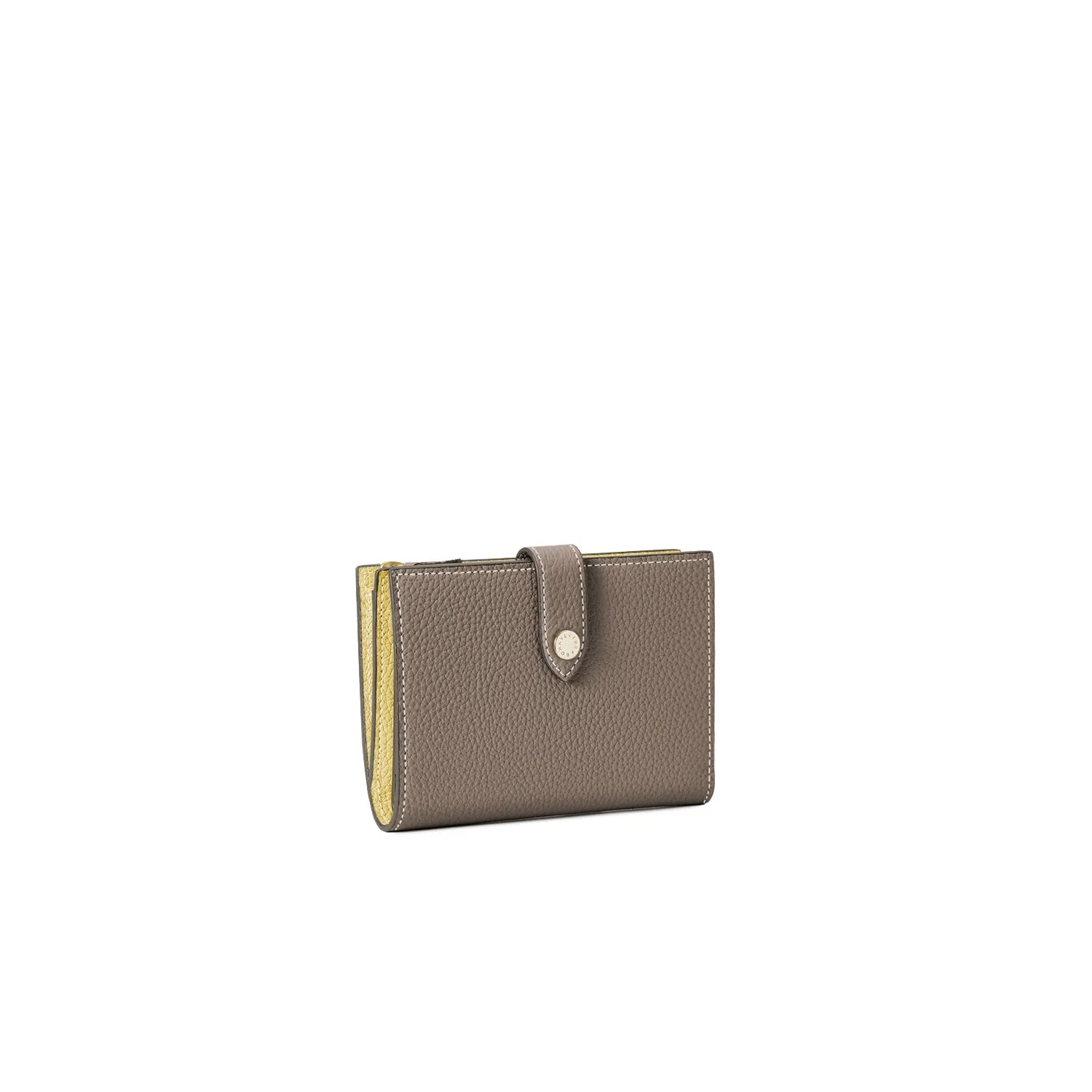 Bonaventura Multi Medium lommebok krympet skinn bordeaux etoupe
