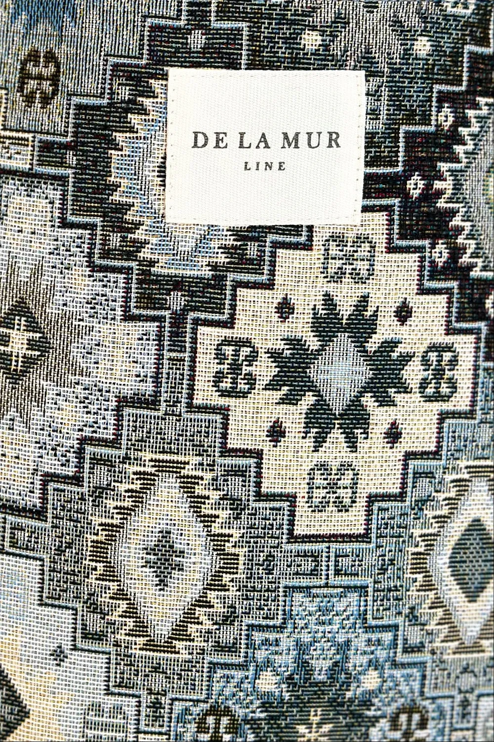 De La Mur Klos Pequeña totebag liten etnisk blå