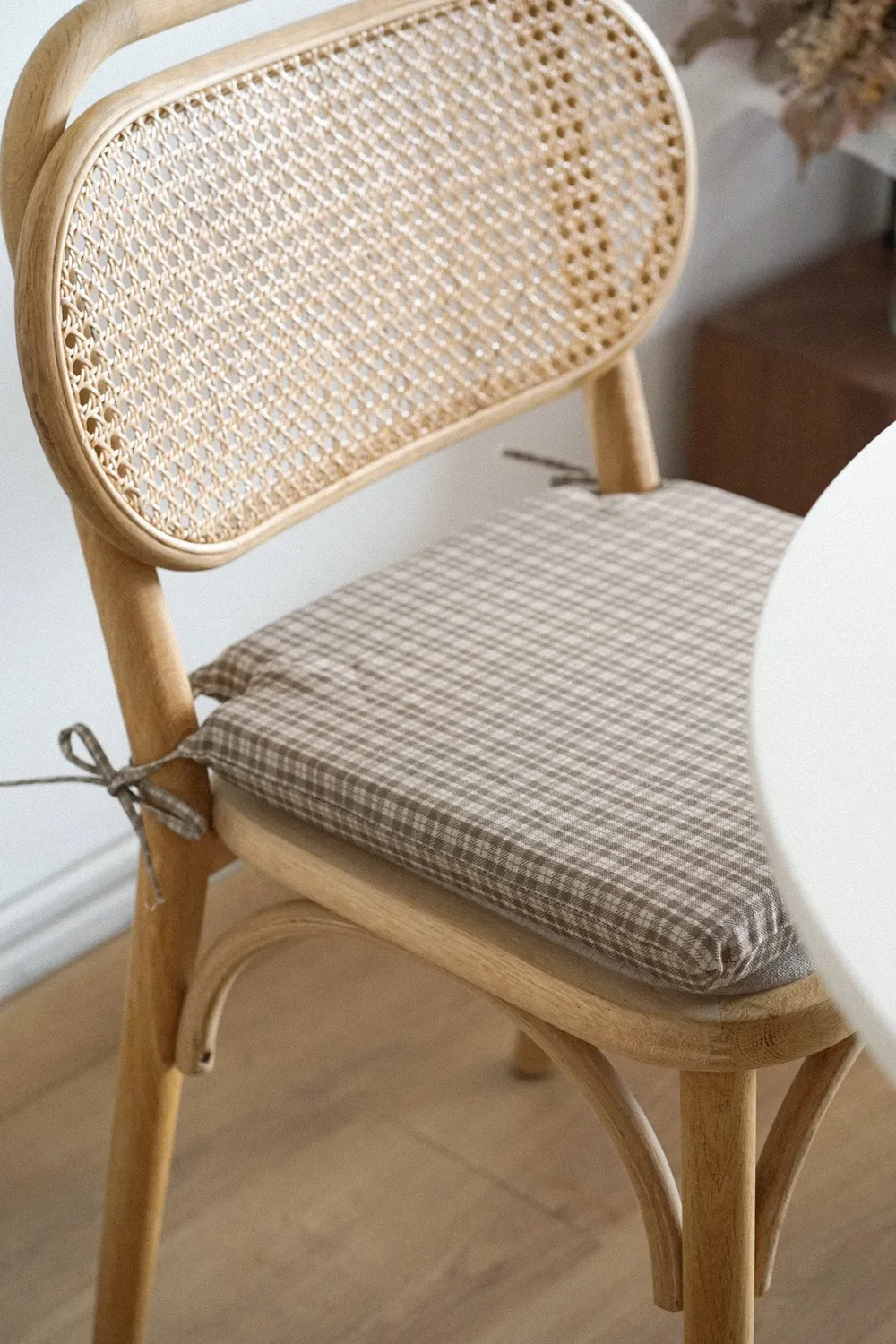 De La Mur Cast stolpute beige ruter 40x40x4 cm