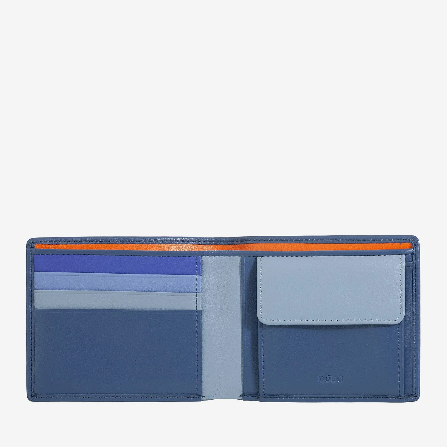 DuDubags Azzorre lommebok herre denimblå RFID