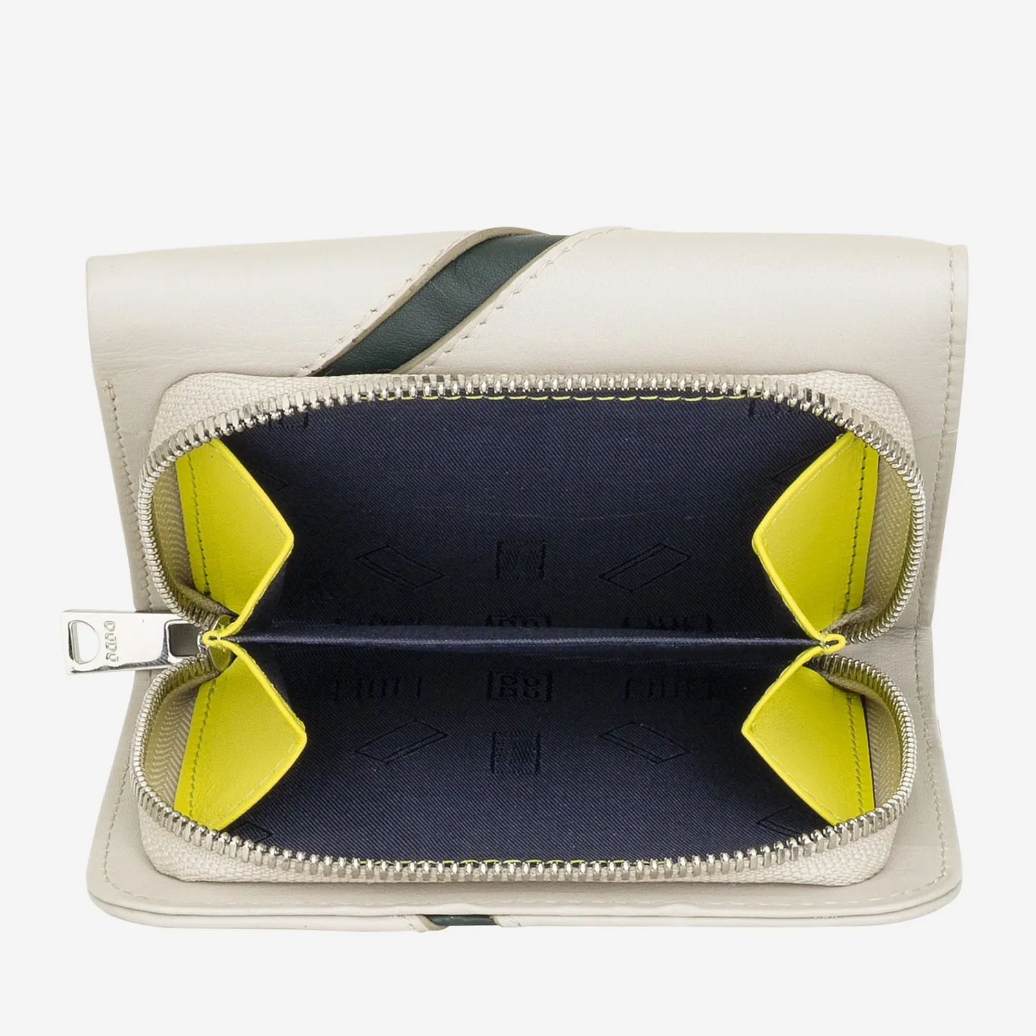 DuDubags Pemba lommebok perle tennis skinn