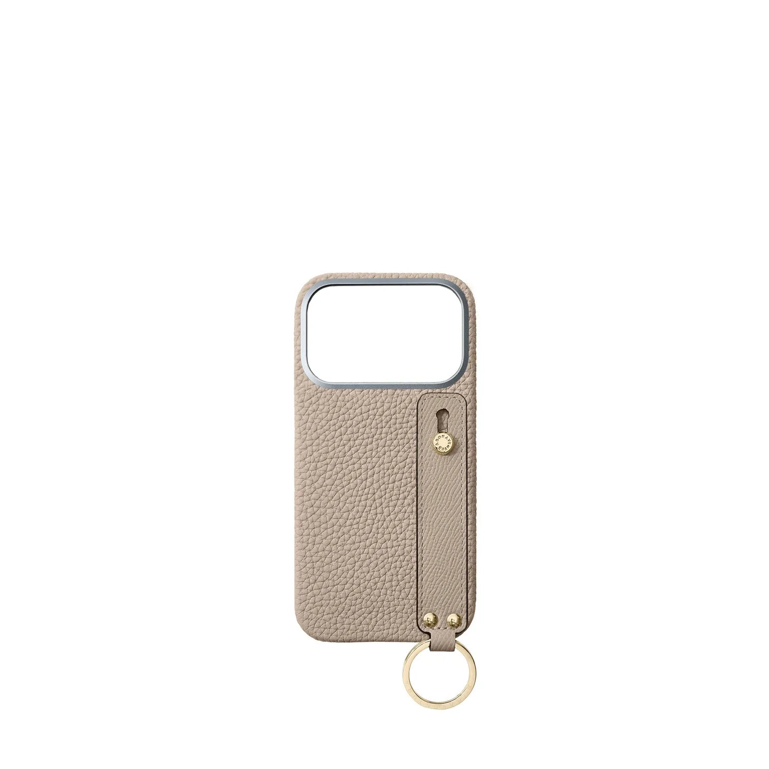 Bonaventura iPhone 17 Pro deksel Bordeaux håndtak skinn
