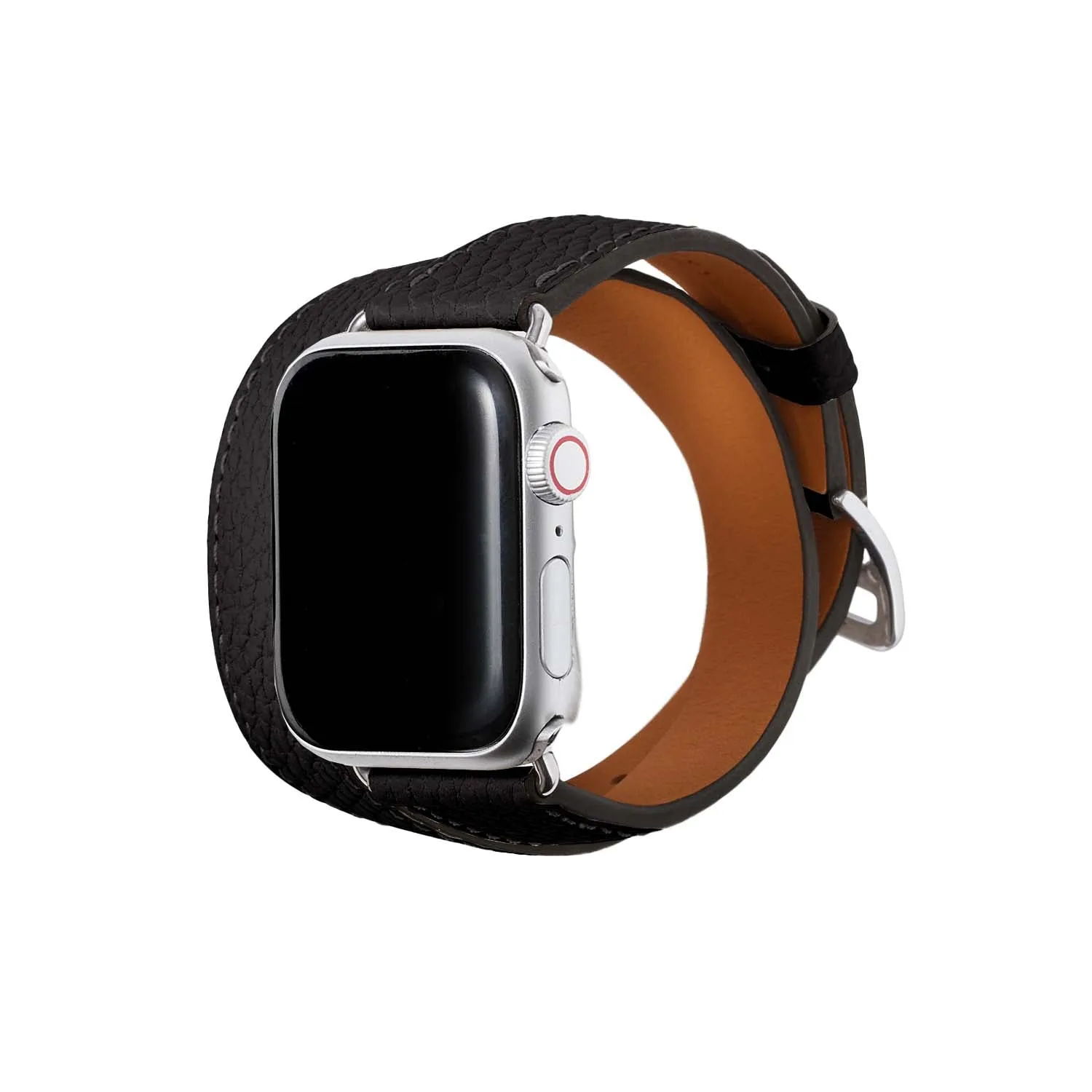 Bonaventura dobbeltsnøre Apple Watch-reim etoupe s/m