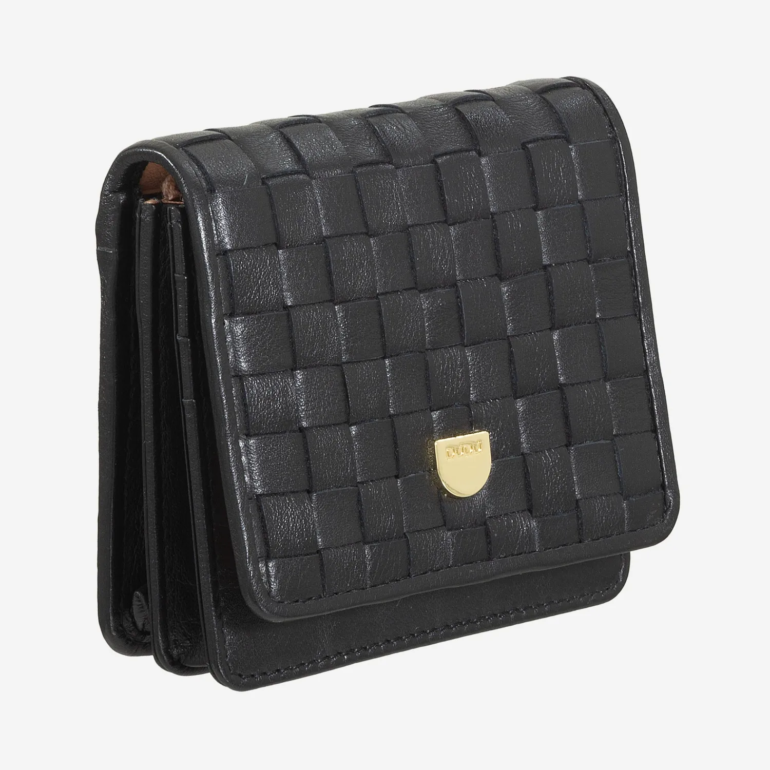 DuDubags Flores lommebok dame Black rose flettet