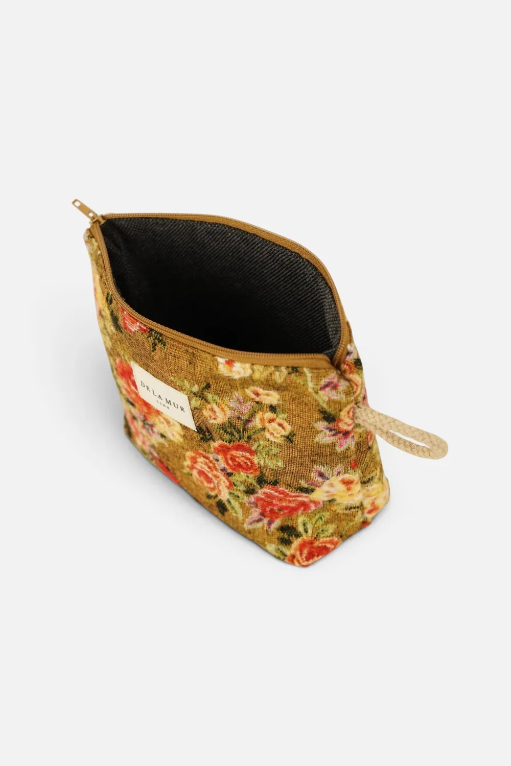 De La Mur Esme toalettmappe sennep floral 19 cm
