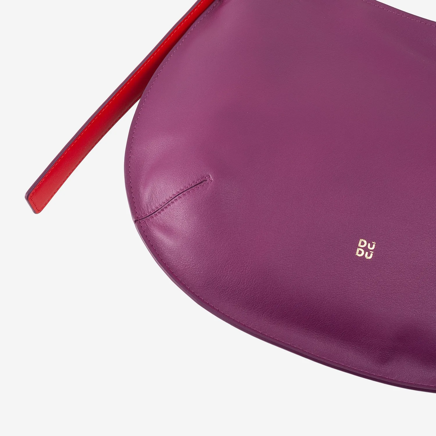 DuDubags Hispani hobo skulderveske fucsia skinn