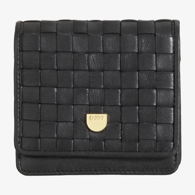 DuDubags Flores lommebok dame Black rose flettet