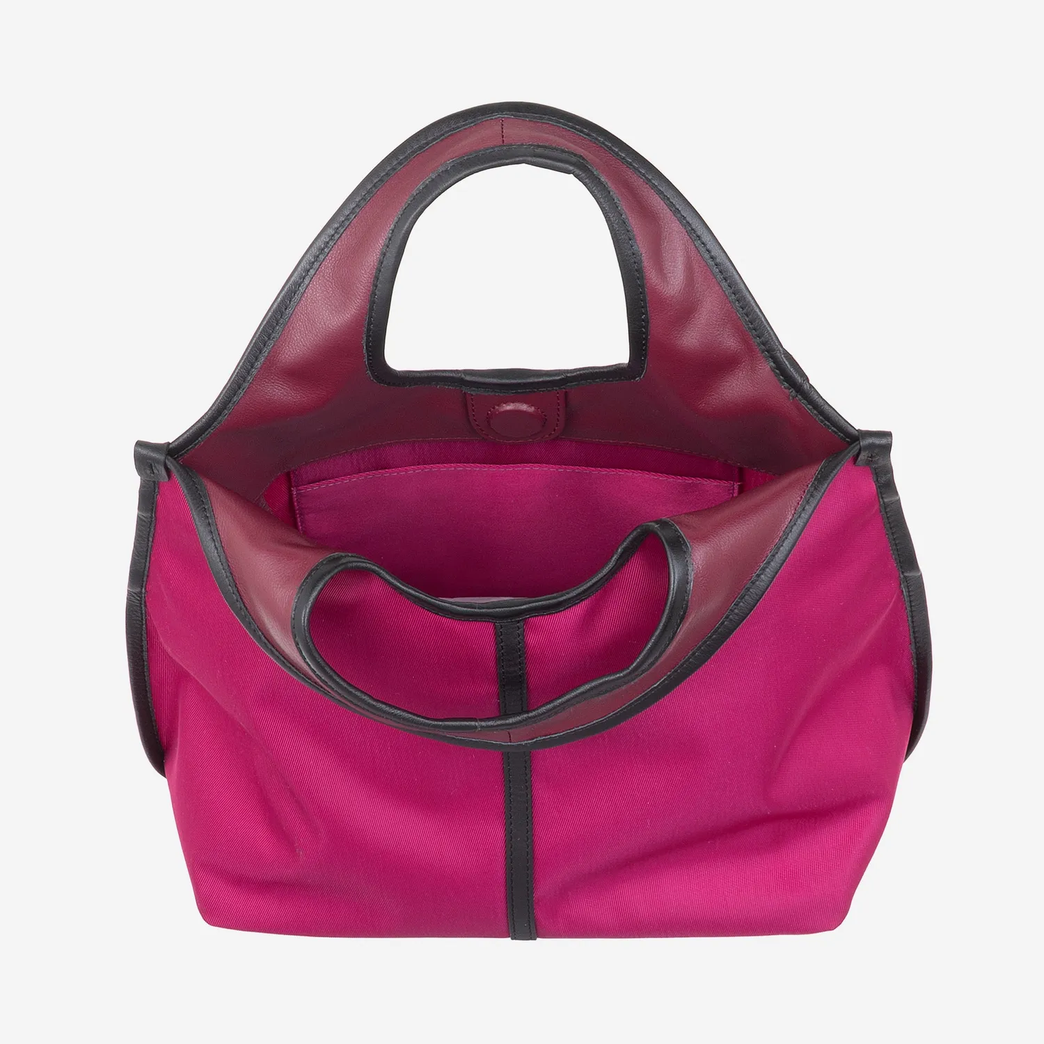 DuDubags Handy håndveske nylon skinn fuksia