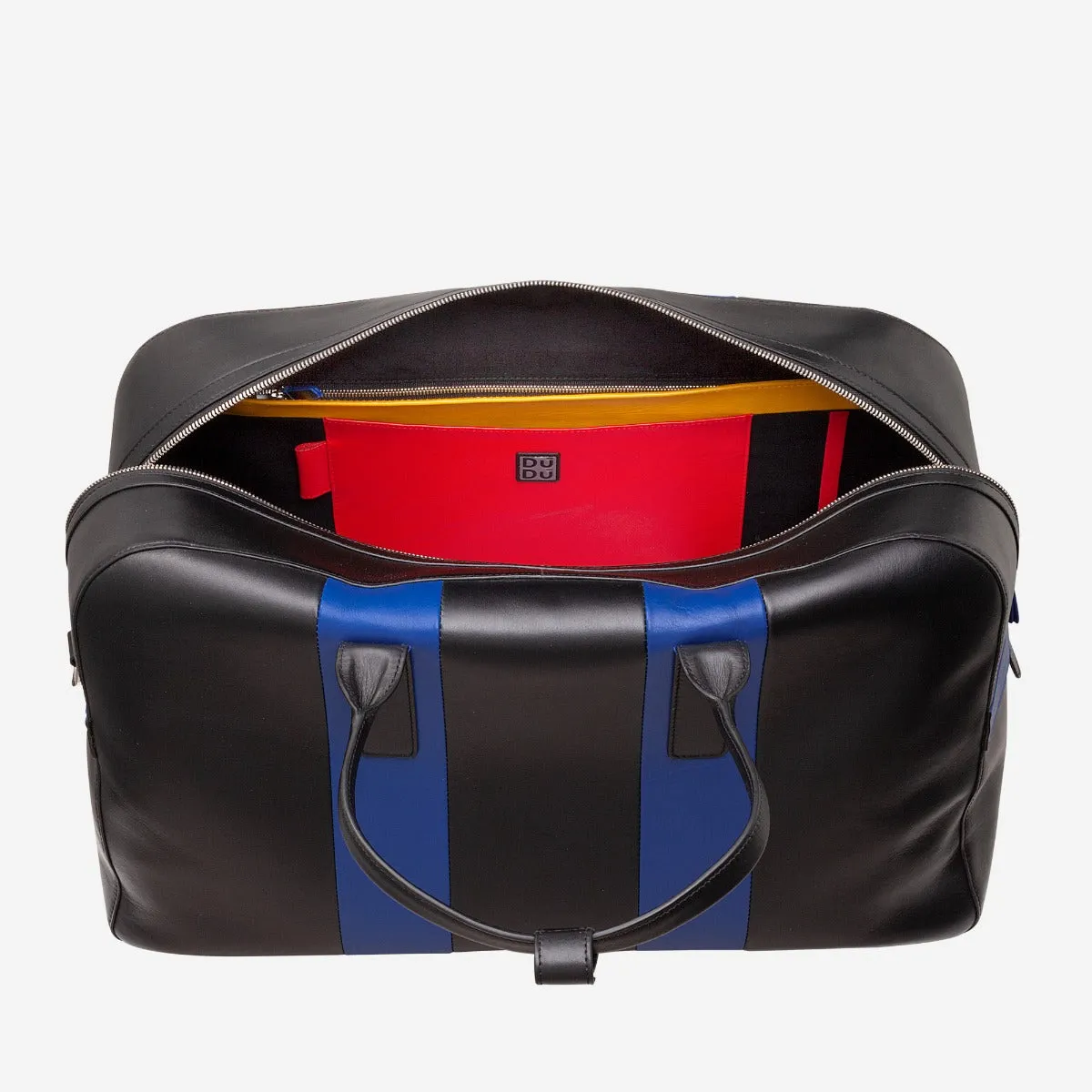 DuDubags Cambridge weekendbag svart – skinn