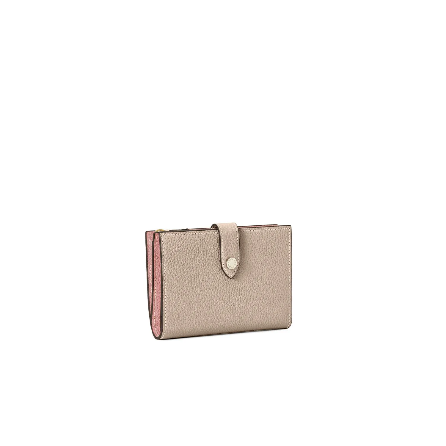 Bonaventura Multi Medium lommebok krympet skinn bordeaux etoupe