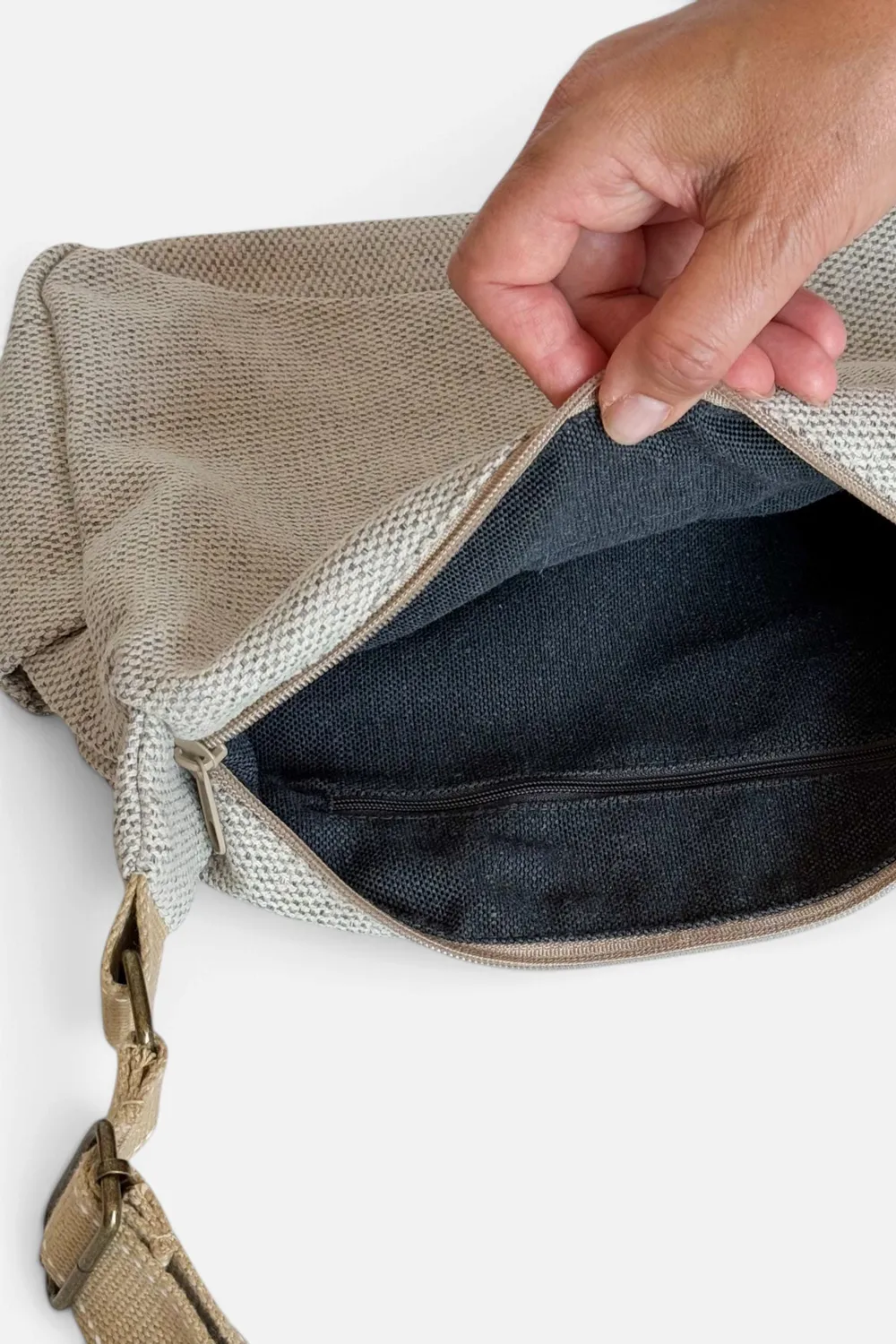 De La Mur Sydney skulderveske beige 30x26 cm