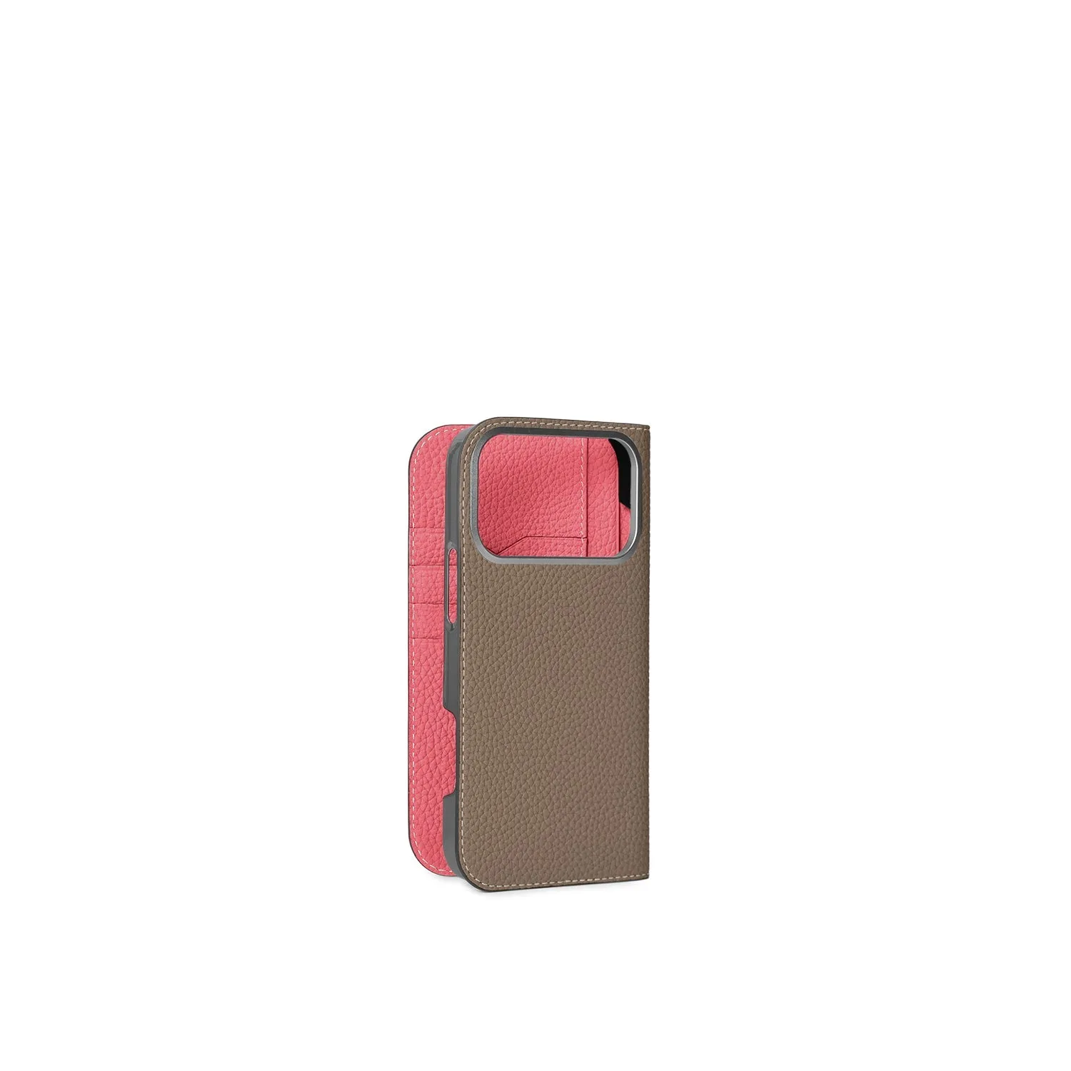 Bonaventura 18 Pro Max diary case krympeskinn Svart